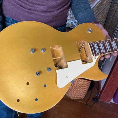 Westone Les Paul Standard Gold Top body+neck * perfect for your Paula project * frets are 100% * neck is straight * needs pu's + hardware + love * made in 2009 for sale