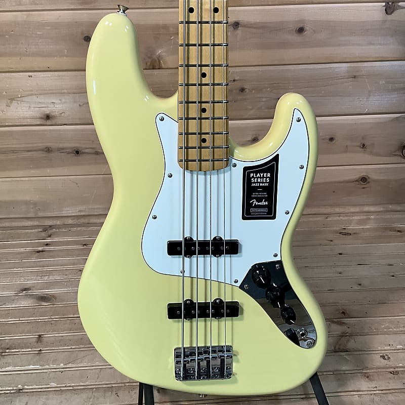 Fender Player Jazz Electric Bass Guitar Buttercream Reverb