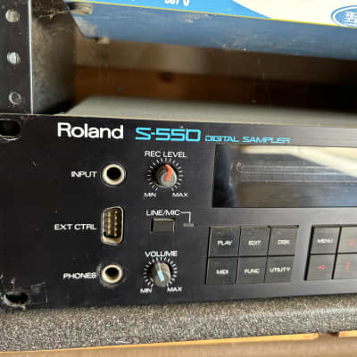 Roland S-550 Digital Sampler 1988 - Black