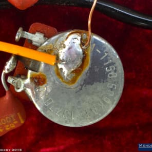 1970 Gibson SG Standard Wiring Harness Pots CTS 500K Brass Cavity Shielding 1969 1971 image 11