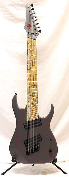 Strictly 7 Guitars - S&G Cobra 8 Cst Multi Scale Grey Blood