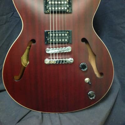 Ibanez AS53-TRF Artcore Series Semi-Hollow Electric Guitar 2010s Flat Transparent Red image 1