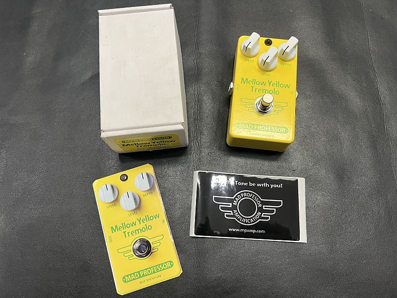 Mad Professor Mellow Yellow Tremolo Pedal Handwired Made in Finland. New! image 1