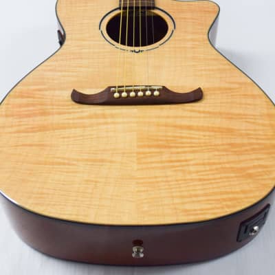 Fender FA-345CE Auditorium Acoustic-electric Guitar - Natural image 2