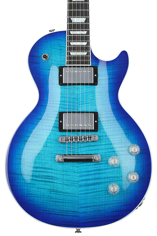 Gibson Les Paul Modern Figured Electric Guitar - Cobalt Burst | Reverb