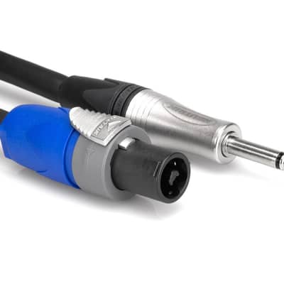 Hosa SKT-210Q Edge Speaker Cable Neutrik speakON to 1/4 in TS 10 ft image 1
