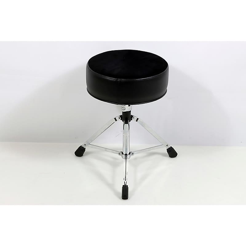 Pork Pie Round Drum Throne Regular Solid Black Reverb
