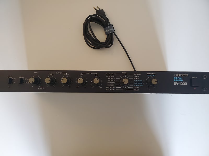 ギター BOSS RV-1000 Digital Reverb Boss/Roland RV-1000 Vintage Digital Reverb Rack Unit 1990's