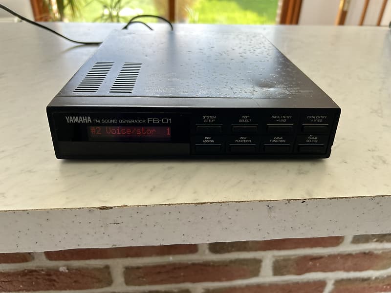 Yamaha FB-01 FM Sound Generator 1986 - 1987 - Black image 1