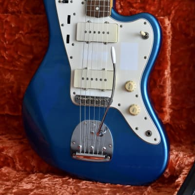 1997 Fender Japan O-Serial JM66 ’62 Reissue Jazzmaster Lake Placid Blue w/Matching Headstock CIJ Offset image 6