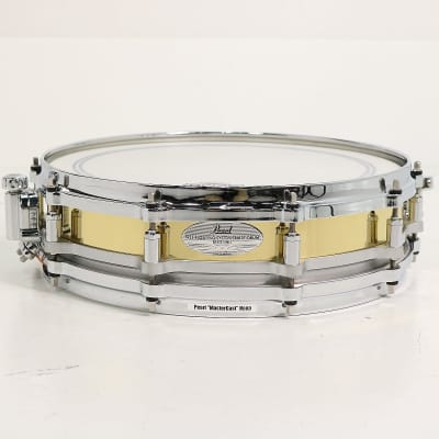 Pearl B-914 Free-Floating Brass 14x5 Snare Drum (1st Gen) 1983