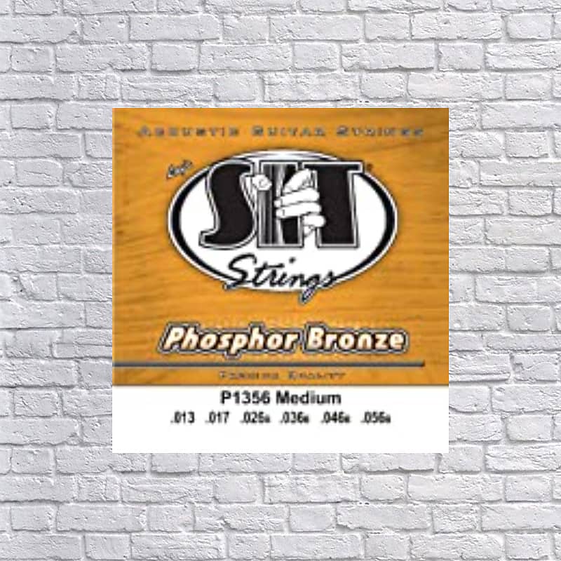S.I.T. String P1356 Medium Phosphor Bronze Acoustic Guitar String image 1
