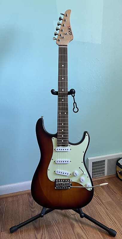 2021 Eart SSS Strat Style Guitar - Sunburst | Reverb