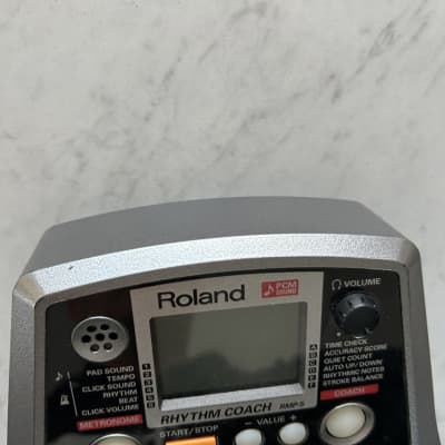 Roland RMP-5 Rhythm Coach 5" Practice Pad 2010s - Black/Silver image 4