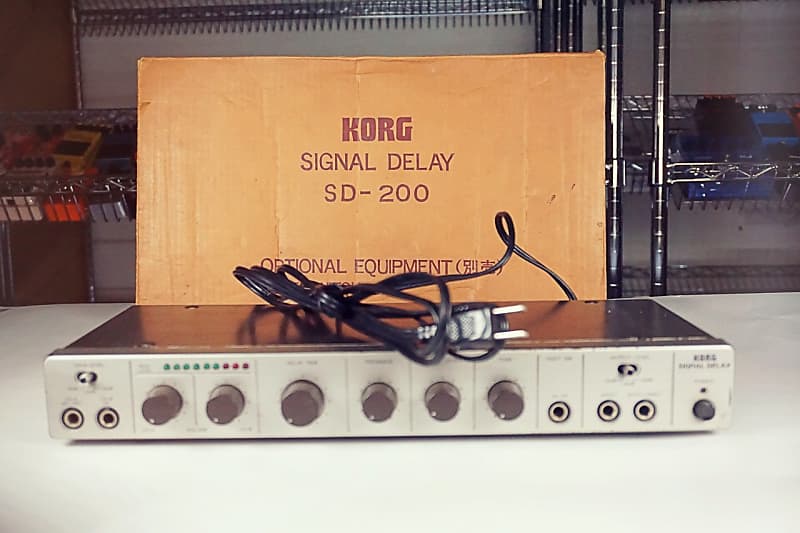 KORG SIGNAL DELAY SD-200 アナログディレイ Korg SD-200 Signal Delay | Reverb