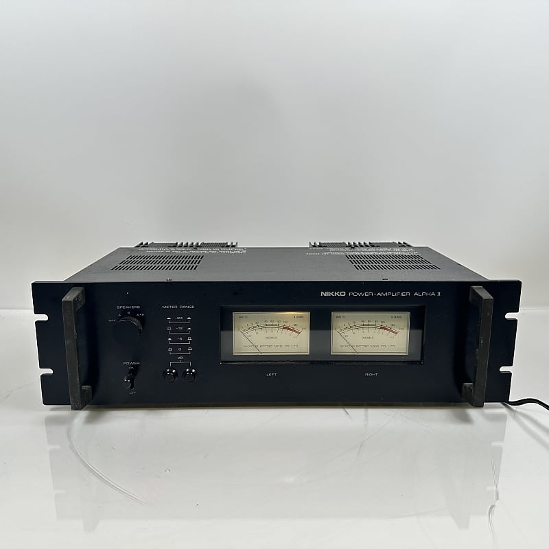 Nikko Power Amplifier Alpha II 120W Amp | Reverb
