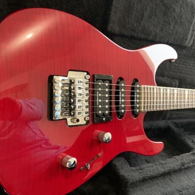 Jackson DK2 1996 Japan Transparent Red DK2-TR | Reverb