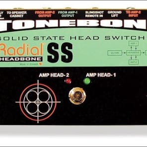 Radial Tonebone Headbone SS Solid State Amp Head Switcher