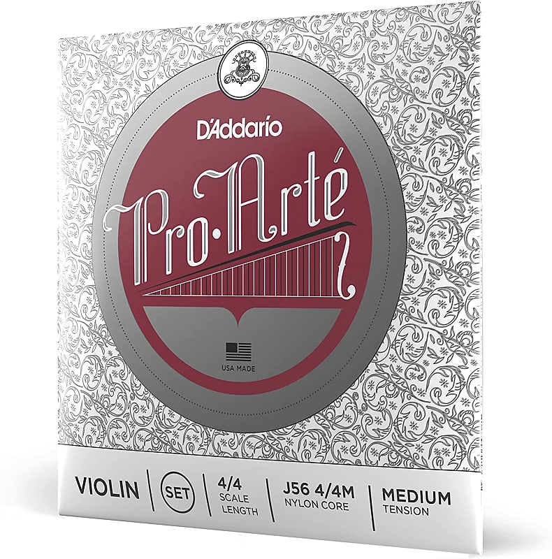D'Addario J56 4/4M Pro-Arté 4/4 Violin Strings - Medium 2000 - 2020 - Standard image 1