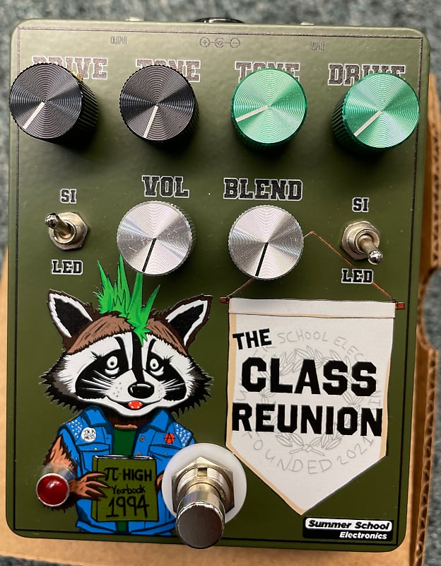 Summer School Electronics The Class Reunion Parallel Drive Fuzz Guitar Effects Pedal #80 image 1