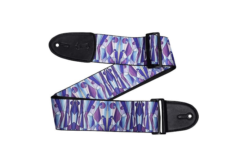 Levy's Stained Glass Guitar Strap - Blue Mirage