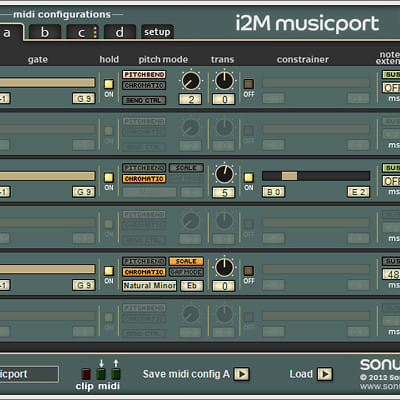 Sonuus i2M Musicport MIDI Converter and Hi-Z Guitar USB Audio Interface image 6