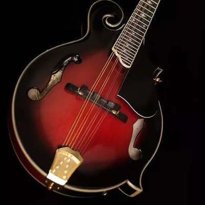 Washburn M3SWETWRK Americana Series Florentine F-Style Acoustic-Electric Mandolin w/Hard Case image 2