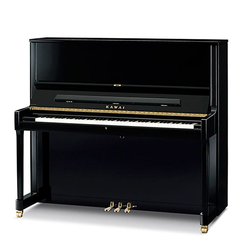Kawai K600EP Professional Upright Piano Ebony image 1