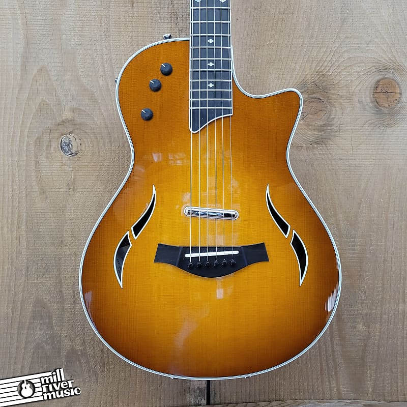 Taylor T5z Standard Acoustic Electric Guitar Honey Sunburst w/ Aerocase Used