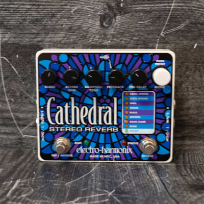 ギター Electro Harmonix Cathedral Stereo reverb Electro-Harmonix Cathedral Reverb Guitar Effect Pedal for
