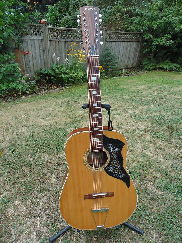 1960's Kawai 12 String Acoustic Guitar MIJ | Reverb