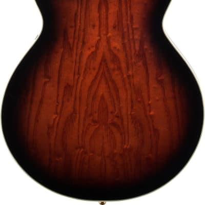 Ibanez AG95QA AG Artcore Expressionist Hollow Body Guitar, Dark Brown Sunburst image 3