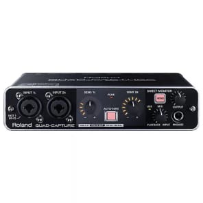 Roland UA-55 Quad-Capture USB 2.0 Audio Interface 2010s - Black 