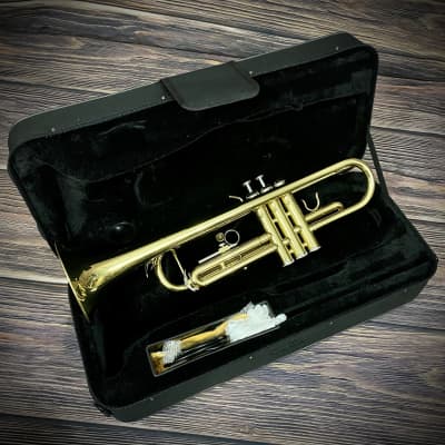 Eastar Bb Standard Trumpet Set for Beginner, Brass Student Trumpet  Instrument with Hard Case, Cleaning Kit, 7C Mouthpiece and Gloves, ETR-380,  Golden