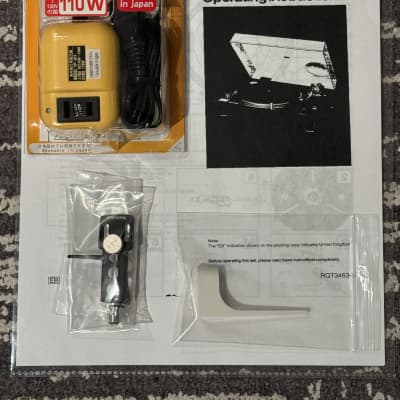 Technics SL-1200LTD Gold Limited Edition Direct Drive Turntable No 2927 in original box image 17