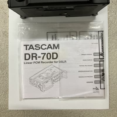 TASCAM DR-70D 4-Channel Audio Recorder for DSLR Cameras 2014 - Present - Black image 6