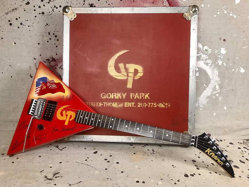 1980's Kramer Gorky Park Guitar & Original Anvil Reverb Australia