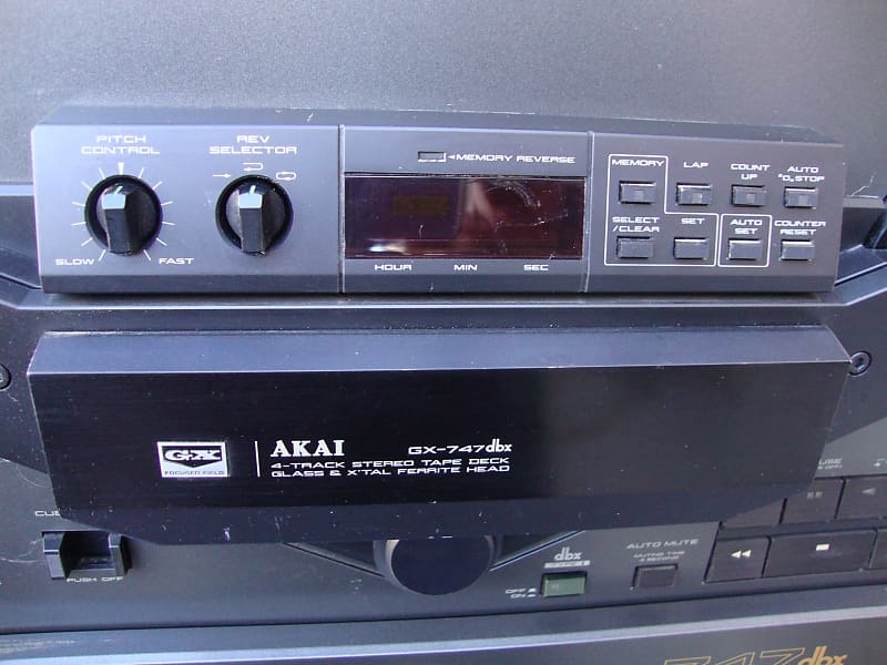 Akai GX-747dbx Reel to Reel Tape Deck + Hubs + Free Reel - Pro Serviced