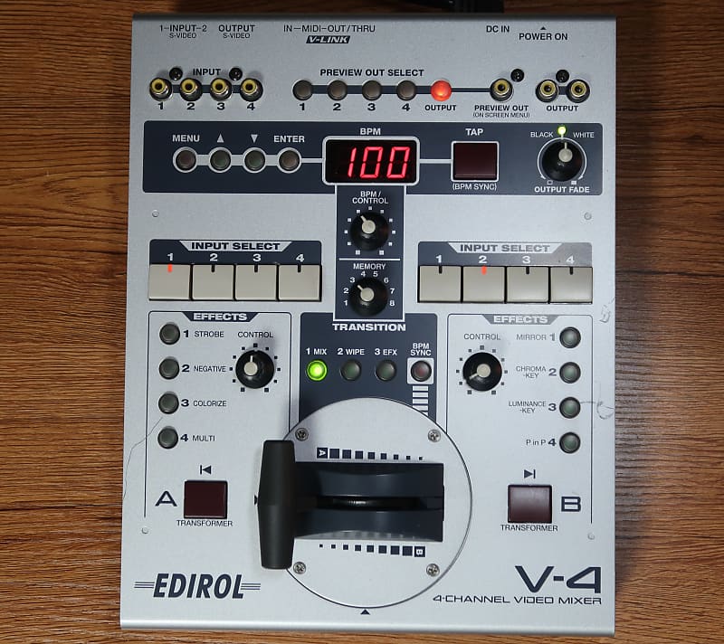 Roland Edirol V-4 Four Channel Video Mixer Switcher and effects