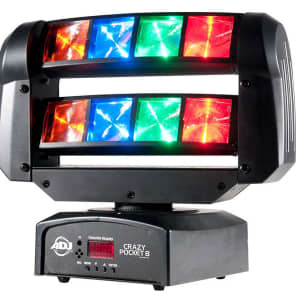 American DJ CRAZY-POCKET-8 RGBA LED Moving Head Light