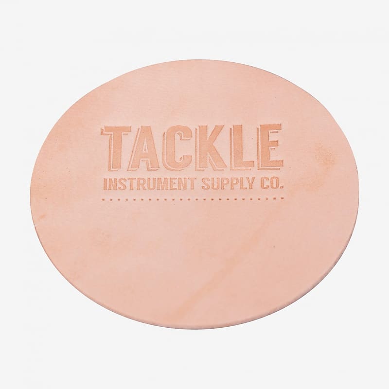 Tackle - LBDBPN - Large Leather Bass Drum Beater Patch - Natural image 1