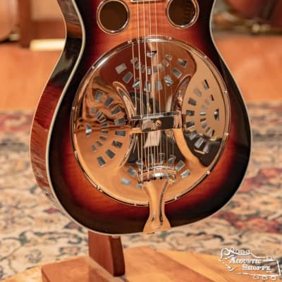Recording King RR-75PL-SN Phil Leadbetter Signature All Flamed Maple Resonator Guitar #2801 image 5