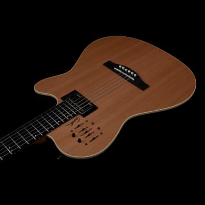 Godin A6 Ultra Natural SG Electric Acoustic Guitar image 3