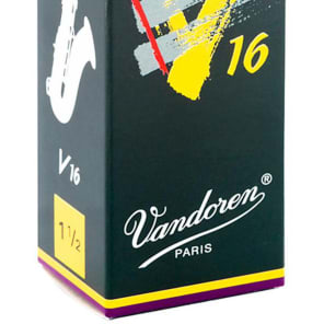 Vandoren SR7215 V16 Series Tenor Saxophone Reeds - Strength 2.5 (Box of 5)