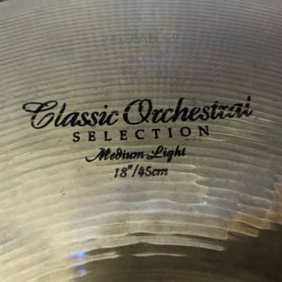 Avedis Zildjian 18" Classic Orchestral Medium-Light Cymbal - Looks And Sounds Great! image 2