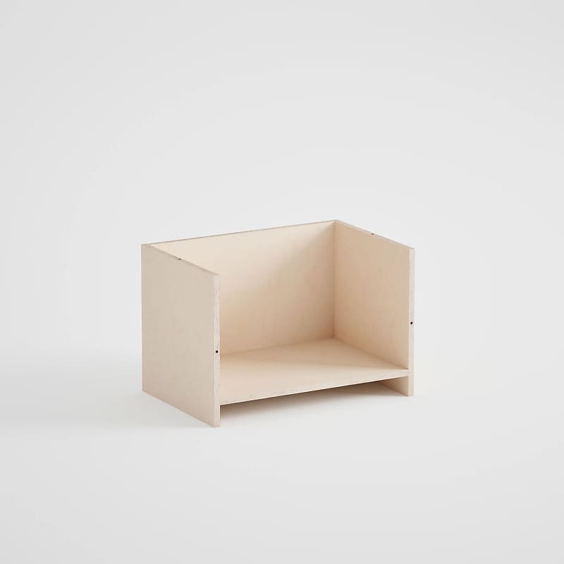 Elements: Arca Box Modular Turntable / Vinyl Furniture Natural  			