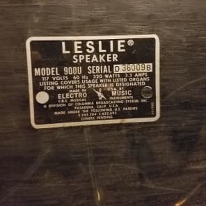 Leslie 900U w/Original Pre-Amp Pedal image 9