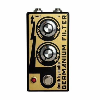Death By Audio Germanium Filter True Vintage Germanium Distortion Effects Pedal (black) image 1