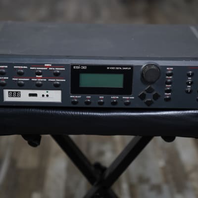 E-MU Systems ESI-32 Rackmount 32-Voice Sampler Workstation 1994 - Black