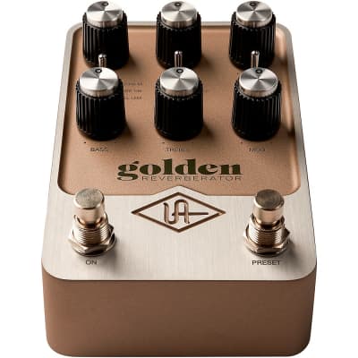 Universal Audio Golden Reverberator Effects Pedal Gold image 6